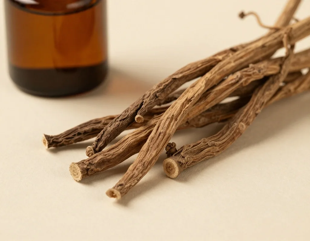 Ashwagandha root as a botanical specimen